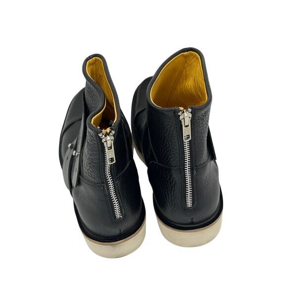 Umberto Luce Men's Hand Crafted Deyoung Boots in Black Size 11/12 - Picture 4 of 7